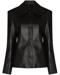 Low Classic - Recycled Leather Shirt - Lyst