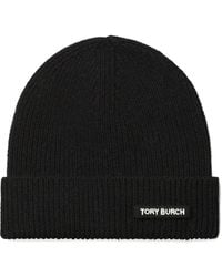 Tory Burch - Berretto A Coste Con Logo - Lyst
