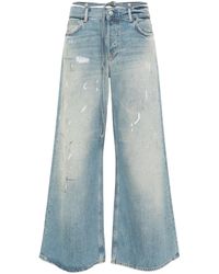 Acne Studios - High-waisted Wide-leg Jeans - Lyst