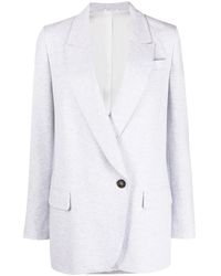 Brunello Cucinelli - Tailored Single-Breasted Blazer - Lyst
