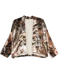 Yavi - Jacke mit Blumen-Print - Lyst