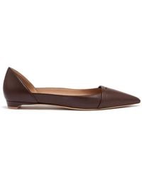 Malone Souliers - Crawford Leather Flat Pumps - Lyst
