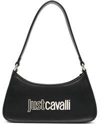 Just Cavalli - Schoudertas Met Logoplakkaat - Lyst