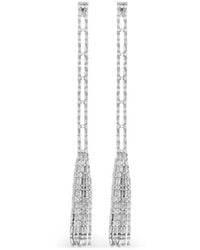 DSquared² - Pendientes Con Flecos De Cristal - Lyst