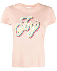 See By Chloé - T-shirt con stampa - Lyst