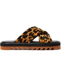 Stella McCartney - Sneak-Elyse Platform Slides - Lyst