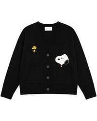 Chinti & Parker - Snoopy Peek Pocket Cardigan - Lyst