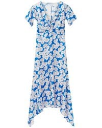Stella McCartney - Daisy Floral-Print Silk Dress - Lyst