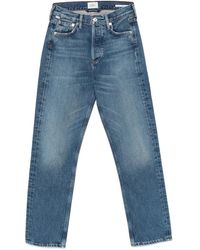 Citizens of Humanity - Buttoned Denim Cotton Jeans - Lyst