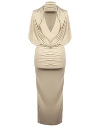 ANDAMANE - Annie Hooded Midi Dress - Lyst