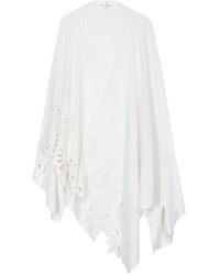 Ermanno Scervino - Broderie Anglaise Cashmere Stole - Lyst