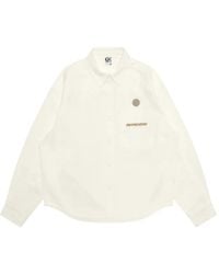 Aape By A Bathing Ape - Katoenen Overhemd Met Logo - Lyst