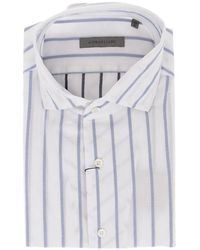 Corneliani - Striped Cotton Shirt - Lyst