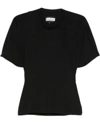 Hamza - Puff-Sleeve Fitted Top - Lyst