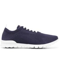 Kiton - Logo-embroidered Knit Sneakers - Lyst