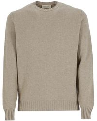 FILIPPO DE LAURENTIIS - Ribbed-Knit Crew-Neck Sweater - Lyst
