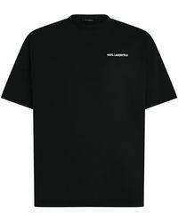 KARL LAGERFELD - Après Ski Club Logo T-Shirt - Lyst