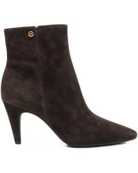 MICHAEL Michael Kors - Daniela Suede Pointed-Toe Ankle Boots - Lyst