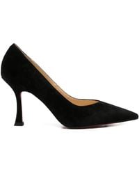 ADRIANNA FERETTI - Pointed-Toe Suede Pumps - Lyst