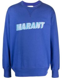 Isabel Marant - Cotton Logo-print Sweatshirt - Lyst