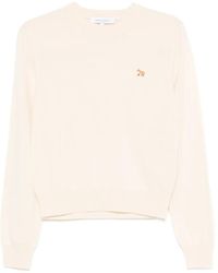 Maison Kitsuné - Maglione Baby Fox Con Ricamo - Lyst