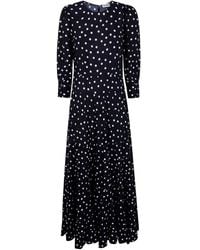 RIXO London - Vestido con estampado de lunares - Lyst