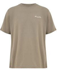 FAMILY FIRST - Logo-Embroidered T-Shirt - Lyst