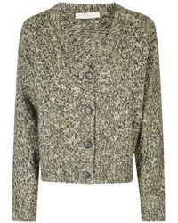 Tela - Marl-Knit V-Neck Cardigan - Lyst