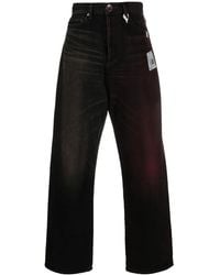 Maison Mihara Yasuhiro - W-Combined Straight-Leg Jeans - Lyst