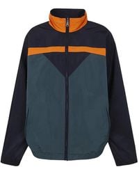 N°21 - Colour-Block Zip-Up Bomber Jacket - Lyst