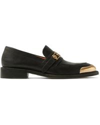 Versace - Primo Leather Loafers - Lyst