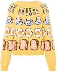 Moschino - Maglione Con Effetto Jacquard - Lyst