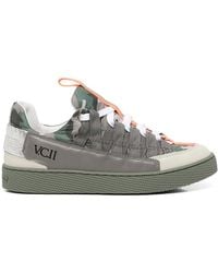 Pierre Hardy - Lace-Up Leather Sneakers - Lyst