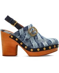 Kurt Geiger - 105Mm Mayfair Slingback Buckle Pumps - Lyst