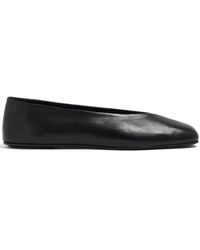 The Row - Leather Ballerina Shoes - Lyst