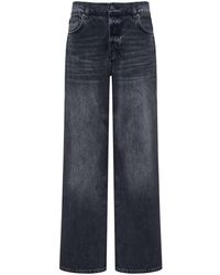 12 STOREEZ - Wide-leg Organic-cotton Jeans - Lyst