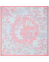 Giorgio Armani - Schal Mit Blumen- Und Logo-Print - Lyst