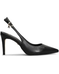 Carrano - 87Mm Charm Leather Slingback Pumps - Lyst
