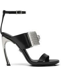 Versace - Pincer Heeled Sandals - Lyst