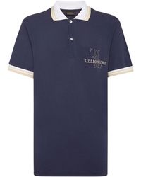 Billionaire - Logo-embroidered cotton polo shirt - Lyst