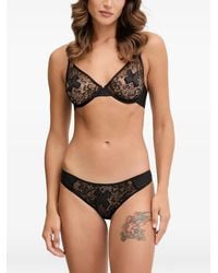 Chantelle - Xplicit Lace-Panelled Chain-Link Briefs - Lyst