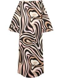 PUCCI - Kleid Mit Marmo-Print - Lyst