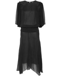 Isabel Marant - Firda Floral-Print Ruffled Midi Dress - Lyst