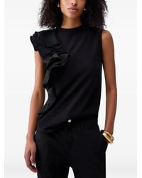 Liu Jo - Ruffled Sleeveless Top - Lyst