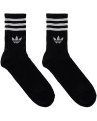 adidas - Trefoil Logo-Embroidered Striped Socks Set - Lyst