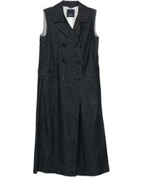 Max Mara - Sleeveless Midi Shirt Dress - Lyst