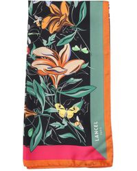 Lancel - Floral-Print Scarf - Lyst