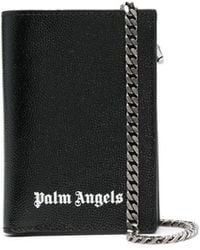 Palm Angels - Tarjetero con detalle de cadena - Lyst
