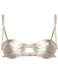 Isa Boulder - Knotted Underwire-Cup Bikini Top - Lyst
