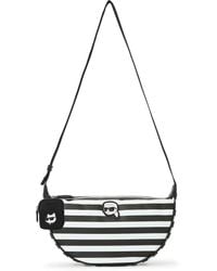 Karl Lagerfeld - Borsa A Spalla Ikon Piccola - Lyst